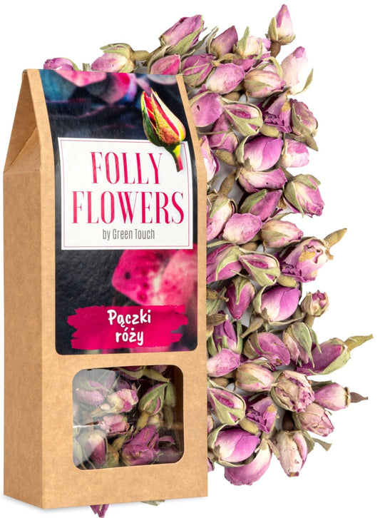 Pąki róży suszone kwiaty jadalne premium 20g